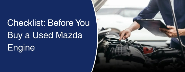 Buy Used Mazda Engine