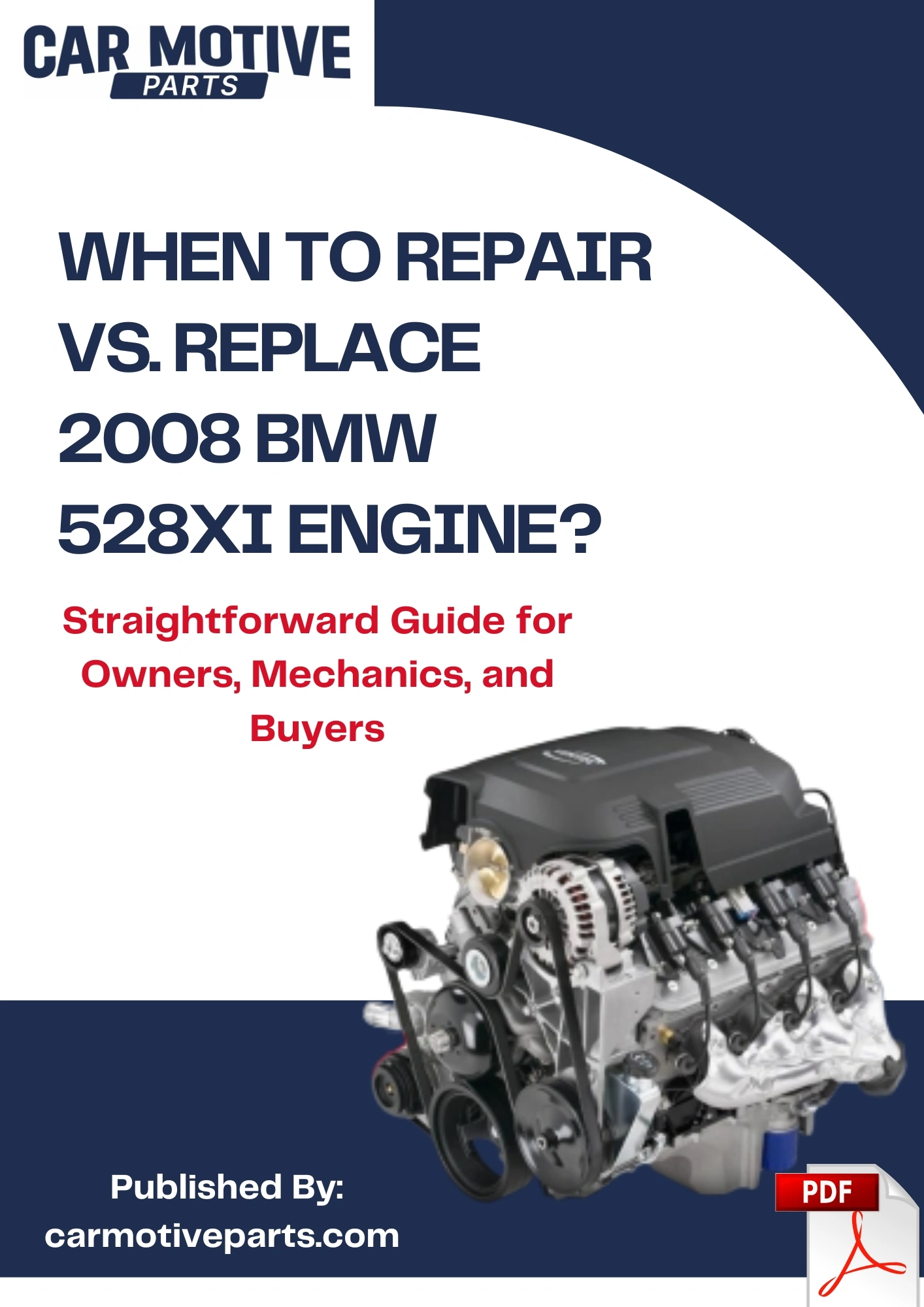 2008 BMW 528XI ENGINE